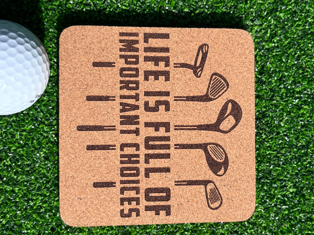 TI craft fair - cork coaster