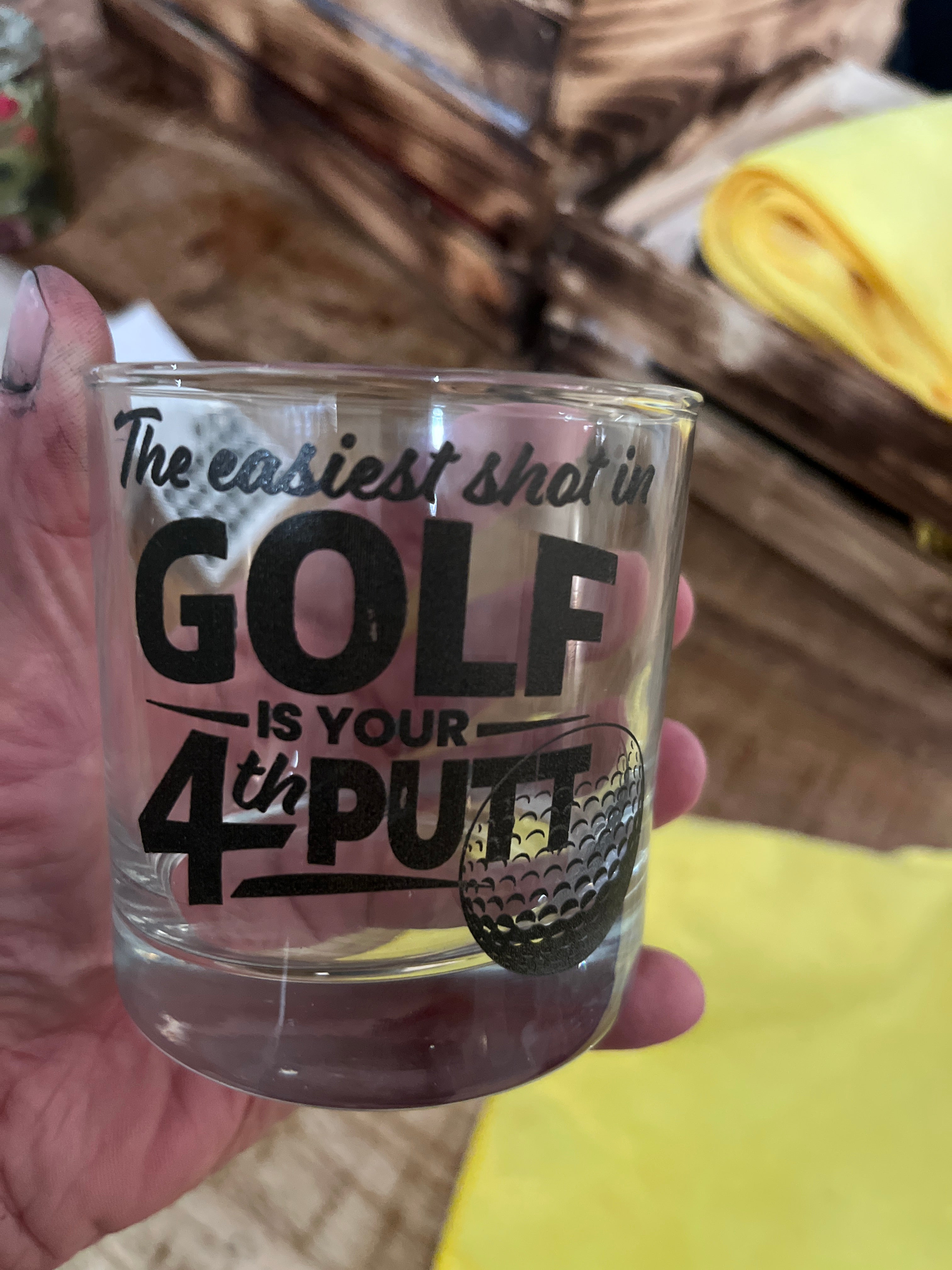 TI craft fair - whiskey glasses
