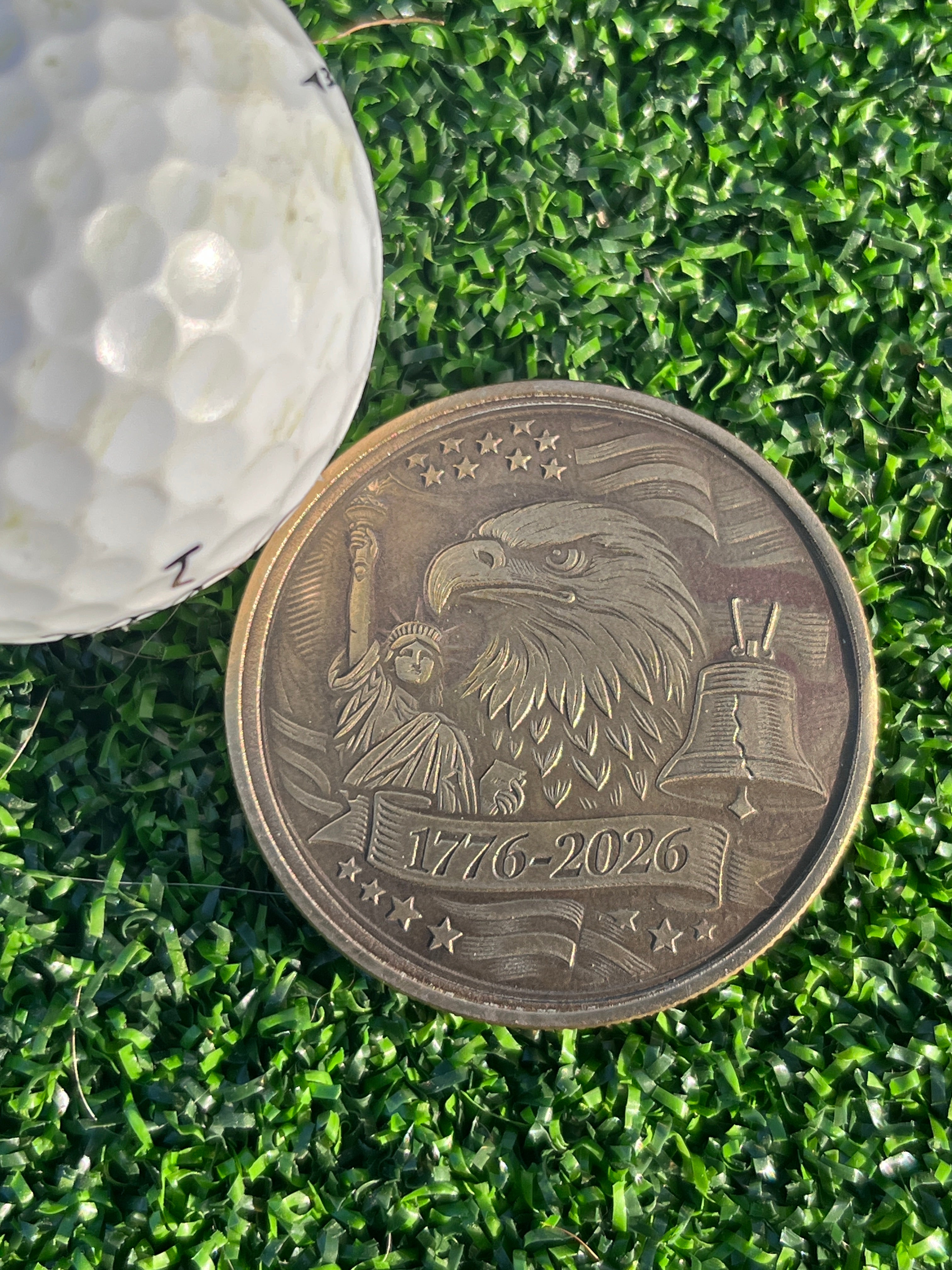 Semi quincentennial coin