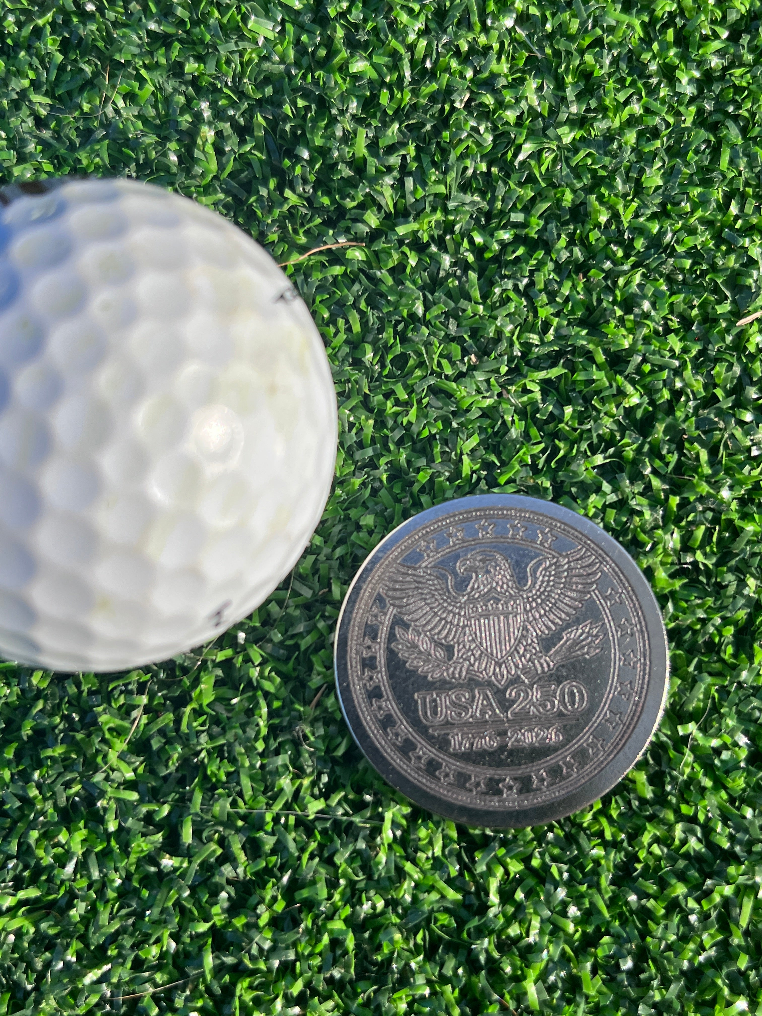 Semi quincentennial coin