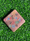 High Handicapper - Hammered Copper ball marker