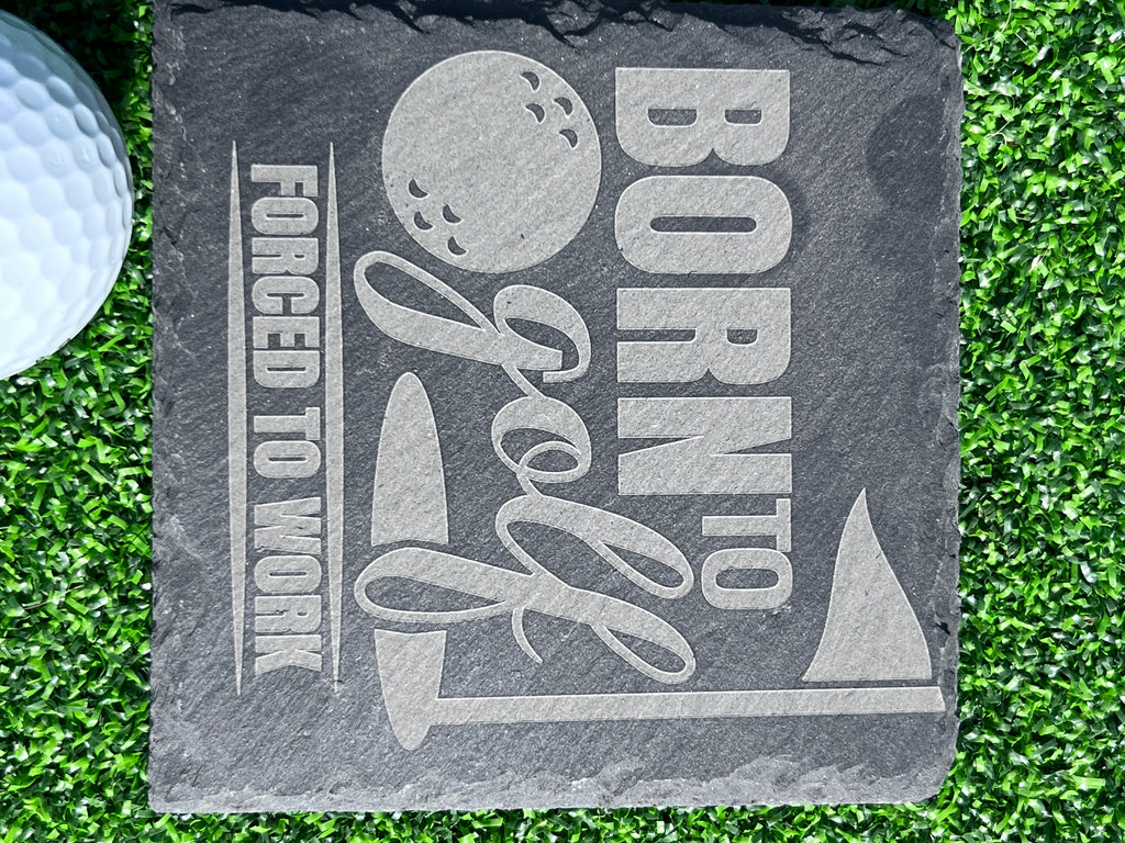 TI craft fair - Slate coaster