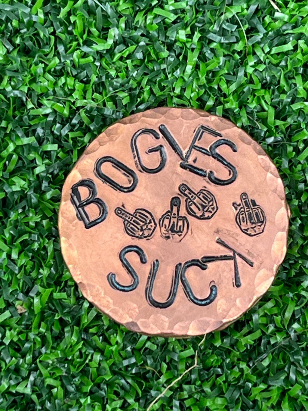 Bogeies Suck all copper ball marker