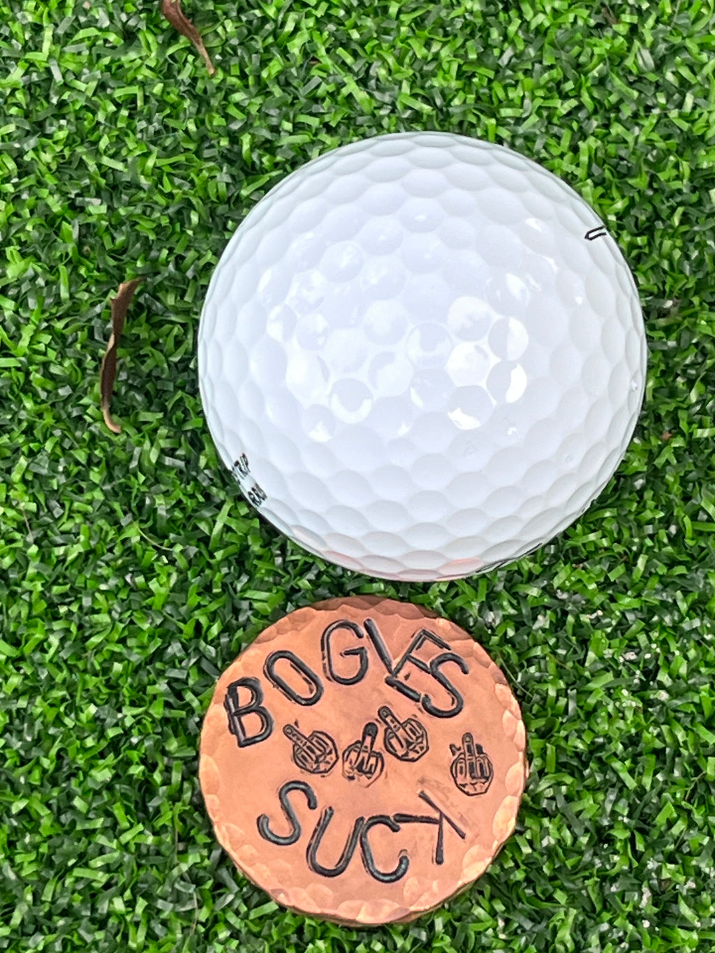 Bogeies Suck all copper ball marker