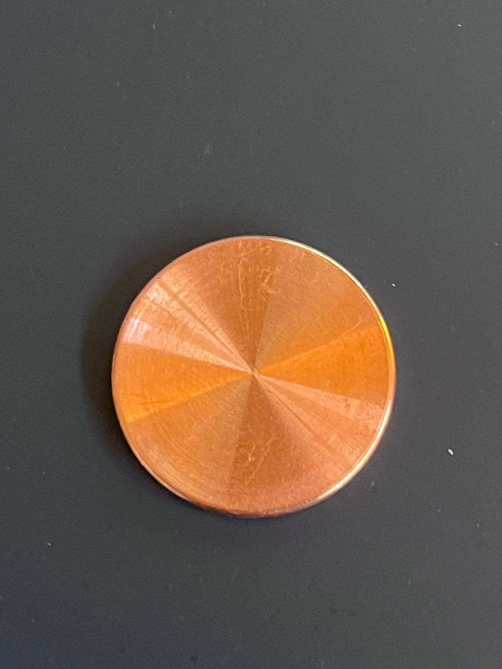 1.25" copper ball marker - custom made to your design